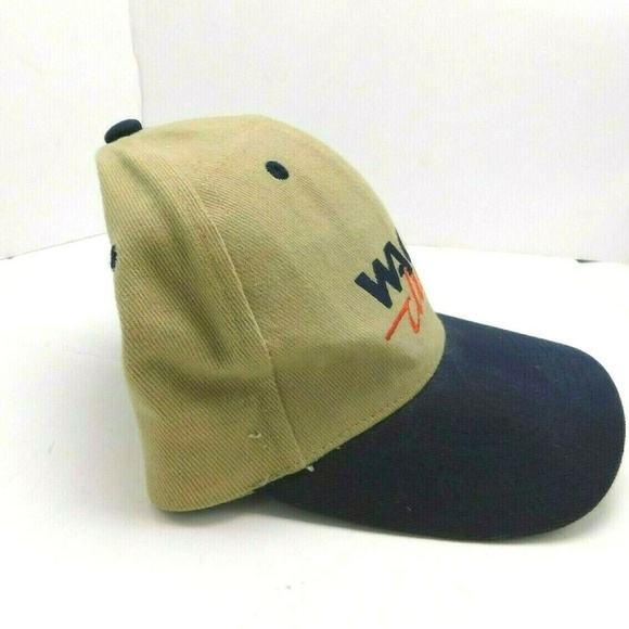 Wacker Club Michigan Hotel Hat Cap Strapback Tan Navy Blue Bill - Picture 7 of 8